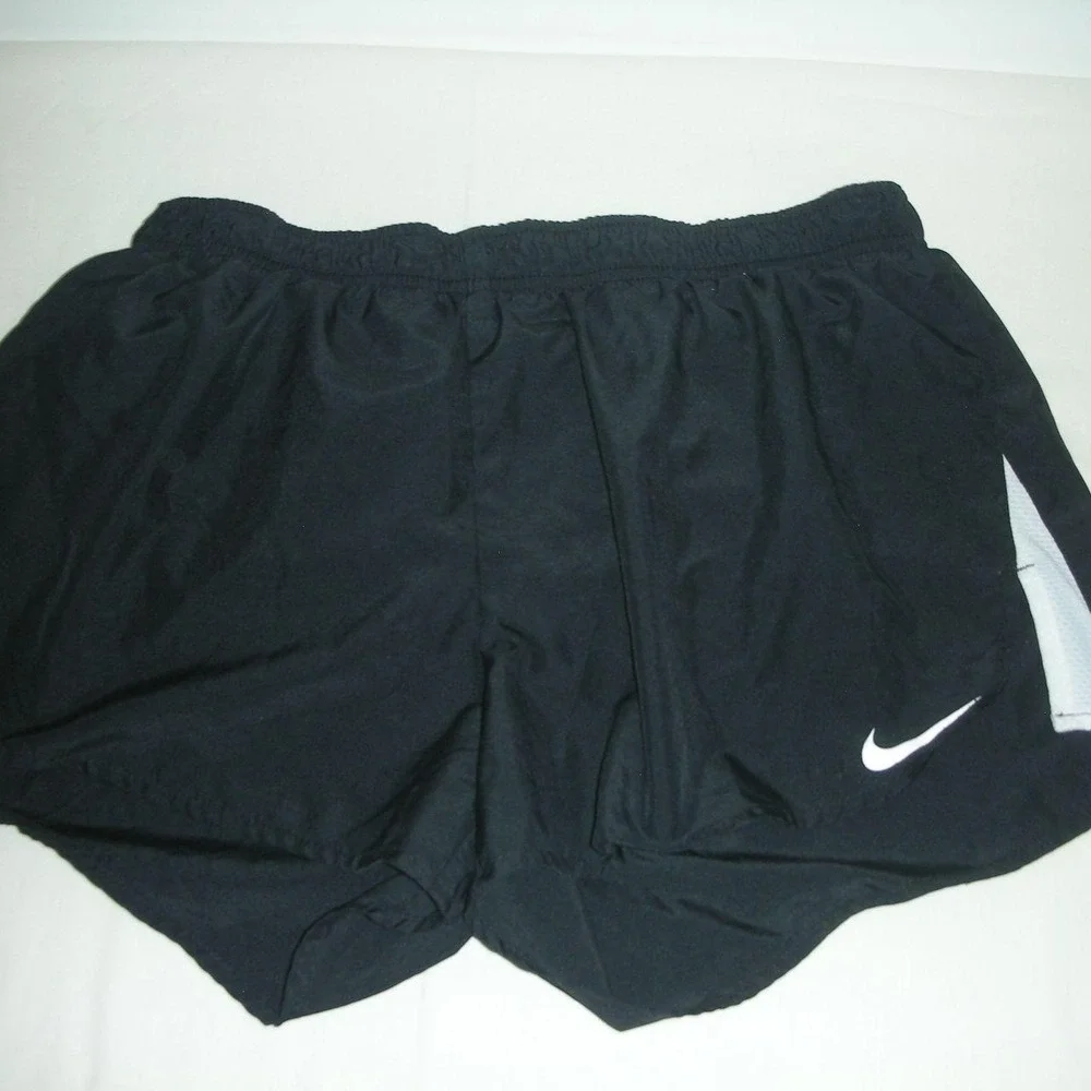 Nike Dri-FIT Running Shorts Bundle of 2 Black Size Large  Lined Athletic Gym